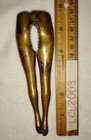 Vintage Ladies Leg Solid Heavy Bronze Or Brass Exotic Nut Cracker Erotica Risque