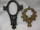 Large Antique Cast Iron Lamp Finial - Group Of 2 - 5 1 8  And 3 5 8  -  6