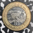 2006 Malawi 10 Kwacha Lot f6592 High Grade  Beautiful 