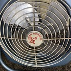 Vintqge Mcm Eastern Electric Co  Electric Tilting Fan Turquoise Blue works