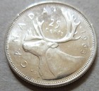 1965 Canada Silver Twenty-five Cents Quarter Coin  Nice Grade25-cents 25c  q543 