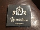 Poodle Room Lounge  Fontainebleau Hotel  Miami Beach  Fl Front Strike Matchbook