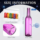24 Pack Colored Glass Wine Bottles 375ml For Weddings  Decor   Diy Crafts