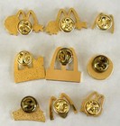 Vintage Mcdonald s Employee Lapel Pins Golden Arches Lot Of 9