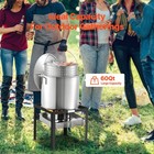 Uimoso 60 Qt Outdoor Seafood Boiling Kit With Strainer For Crab And Crawfish
