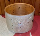 Vintage Slingerland 12  Wmp Rack Tom Drum Shell - 3-ply Maple W  Rings  Read
