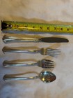 Reed And Barton Sterling Eighteenth Century 4 Piece Setting  2