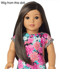 New Dark Brown Wig Of  Truly Me  124 American Girl 18  Doll For Custom