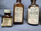 Eli Lilly Antique Medicine Bottle     Early Pharmacy Tinctures   Tablets Lot Of 5