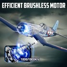 Volantexrc Brushless F4u Corsair Rc Plane  4-ch Warbird Fighter With 3 Batteries