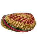 Antique Northwest Coast Native American Indian Makah Basket Abalone Shell 1800s 
