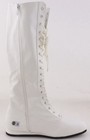 Ric Flair Wwe Signed White Wrestling Boot  beckett 