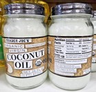 2x Jars Trader Joe s Organic Virgin Cold-pressed Unrefined Coconut Oil 16 Oz Ea