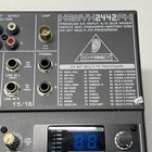 Behringer Black British Eqs Usb Audio 24-input 4-bus Mixer Xenyx2442fx Fx