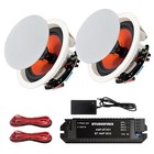 4-inch Bluetooth Ceiling Speaker Complete System With A 2-channel 4 Inch