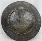 Antique Ottoman Turkish Hand-hammered Etched Tinned Copper Metal 15  Vessel Art