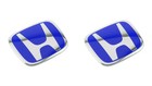 3pcs Blue Front Rear Red Emblem Badge Accord Sedan 2018-2022