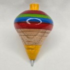 Wooden Trompo Mexican Classic Spininng Top - Trompo De Madera Jugete Mexicano