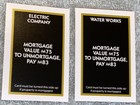 Hasbro Monopoly 85th Ann  Game Replacement Pieces 2 Utility Cards