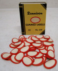 Vintage Nos Dennison Gummed Labels No  249