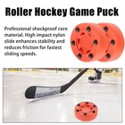 Zly 2pcs Inline Roller Hockey Puck ice Pucks roller Hockeys Orange 