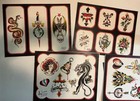 Vintage Tattoo Flash Set Of 6  Keith Underwood   Traditional Old School