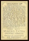 1912 T227 Miners Extra Tobacco Series Of Champions Reprint - Ty Cobb - Tigers