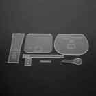 Vintage Shoulder Bag Handbag Pattern Stencil 7pcs Acrylic Leather Tool Template