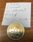 Israel 1962 Half Shekel  sheqel  Proof Coin 30mm 12g Copper Nickel 1 2 Lira