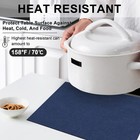 Cloth Placemats Set Of 6  Cotton Linen Blend Machine Washable Durable Linen T   