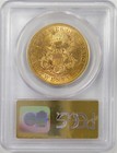 1855-s  20 Gold S s  Central America 14c S Tilted Right Pcgs Au53 Cac Ssca 6382