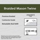 Paracord Planet Twisted Nylon Twine- Multiple Colors And Sizes