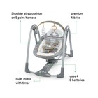 Ingenuity Swing  n Go Deluxe 5-speed Baby Swing With Cushioned Harness - Fold   