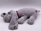 Vtg Tonka 1985 Pound Puppy Grey Plush Dog W collar 18      3 Newborn Puppies