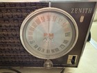 Vintage Zenith Am fm Radio Electric Model X318a Brown Case Working Usa Works