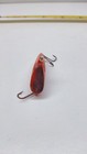 Vintage Minnow Fishing Lure Orange black