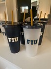 Starbucks Fiu Campus Collection 16oz Reusable Cold Cups Set Of 5 - New In Box