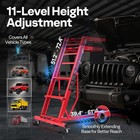 51 -72  Foldable Topside Engine Creeper 400lbs With 11-level Height Adjustment