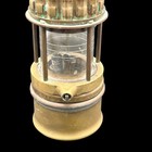 Antique Wolf Safety Lamp Co  Brass Miner s Lantern Ny Usa