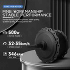 36v48v 500w Snow E-bike Conversion Kit Brushless Motor Rear Wheel 20-26inx4 0
