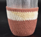 Hand Crocheted Cup Glass Warmer Holder Drink Cozy Koozie Set Of 11 Vintage