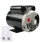 3 7hp 3450rpm Electric Motor Compressor Duty 56frame 1 Phase 5 8  Shaft 230v New