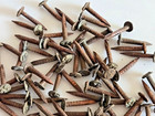 Lot Of 70 Plus Vintage Date Nails 1930 s Brass copper