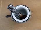 Antique Silver Plated Shaving Mug And Brush