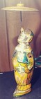 Vintage 1900 s Tin Toy Clown Wind Up Toy  Great Condition  Free Shipping