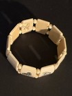 Beautiful Vintage Native Alaskan Inuit Stretch Bracelet  Excellent Condition 