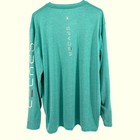 Spyder New Swim Men Rash Guard Xl Teal Heather Long Slv Upf50  Performance Shirt
