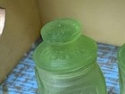 1 12 Miniature Dollhouse  Scroll Canister Jar Set 3