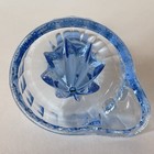 Vintage Ice Blue Glass Handheld Reamer Citrus Juicer Handle 11 Oz
