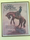 The Sixth Cowboy Poetry Gathering Poster With Frame